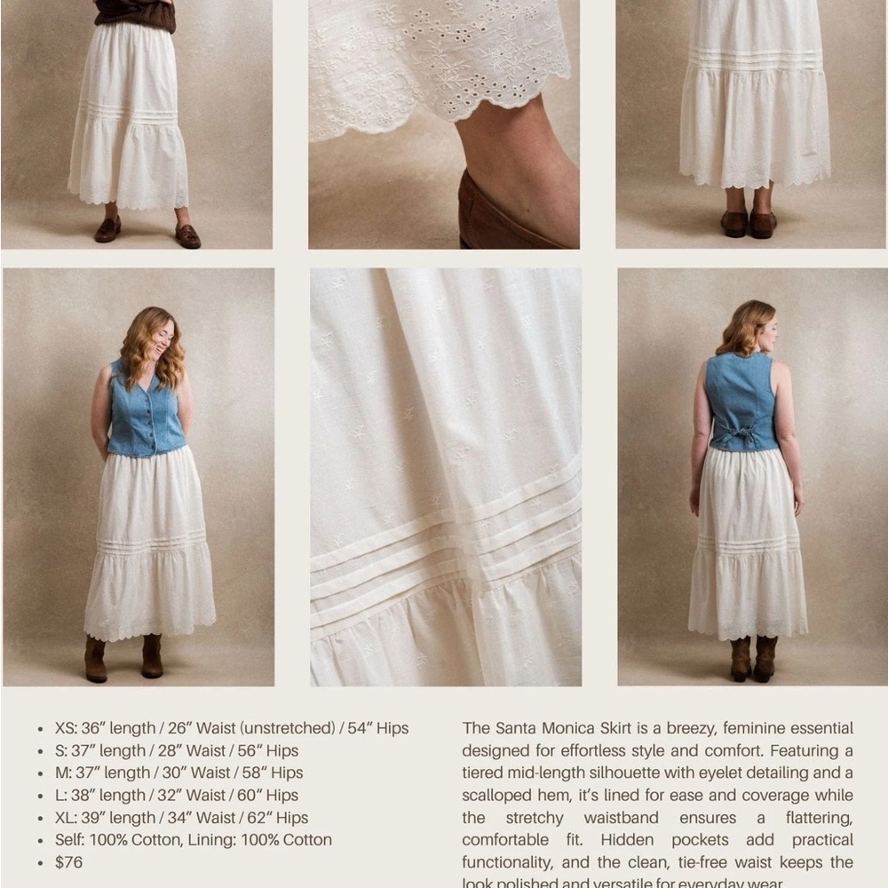 Elegant White Maxi Skirt